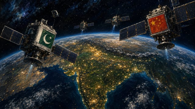India’s Hidden Space Crisis: How Pakistan and China Built an Unblinking Eye Over India