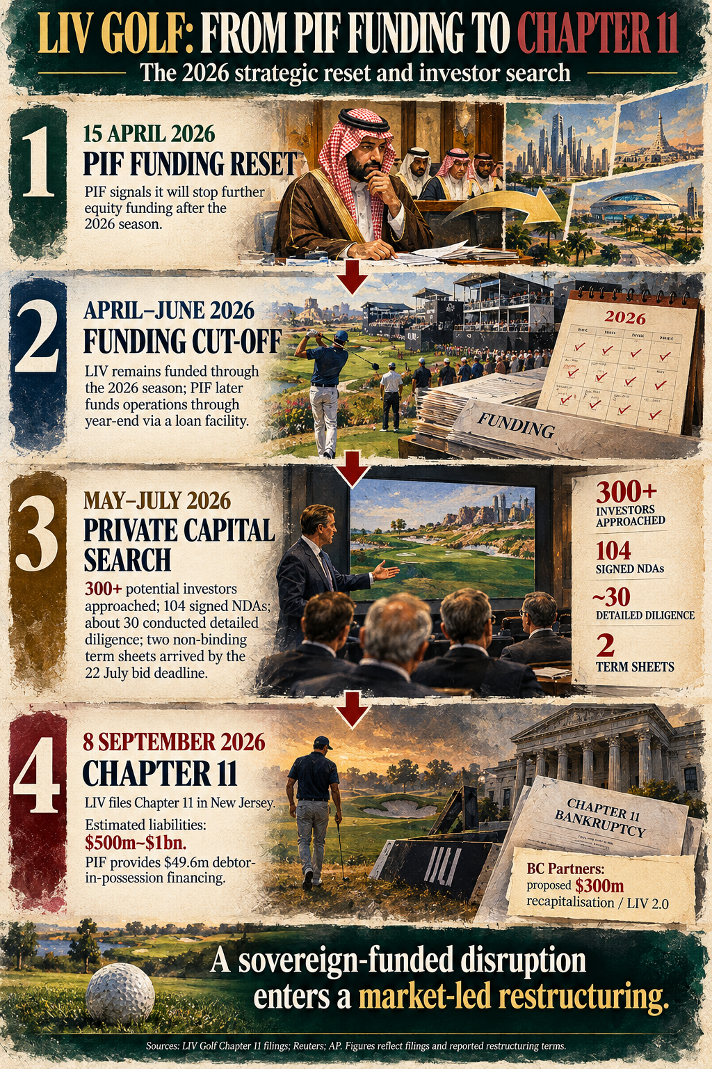 Why LIV Golf Filed for Bankruptcy: What Went Wrong and Why Saudi Arabia ...